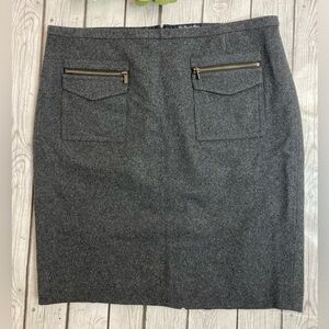 J Crew Wool Pencil Skirt